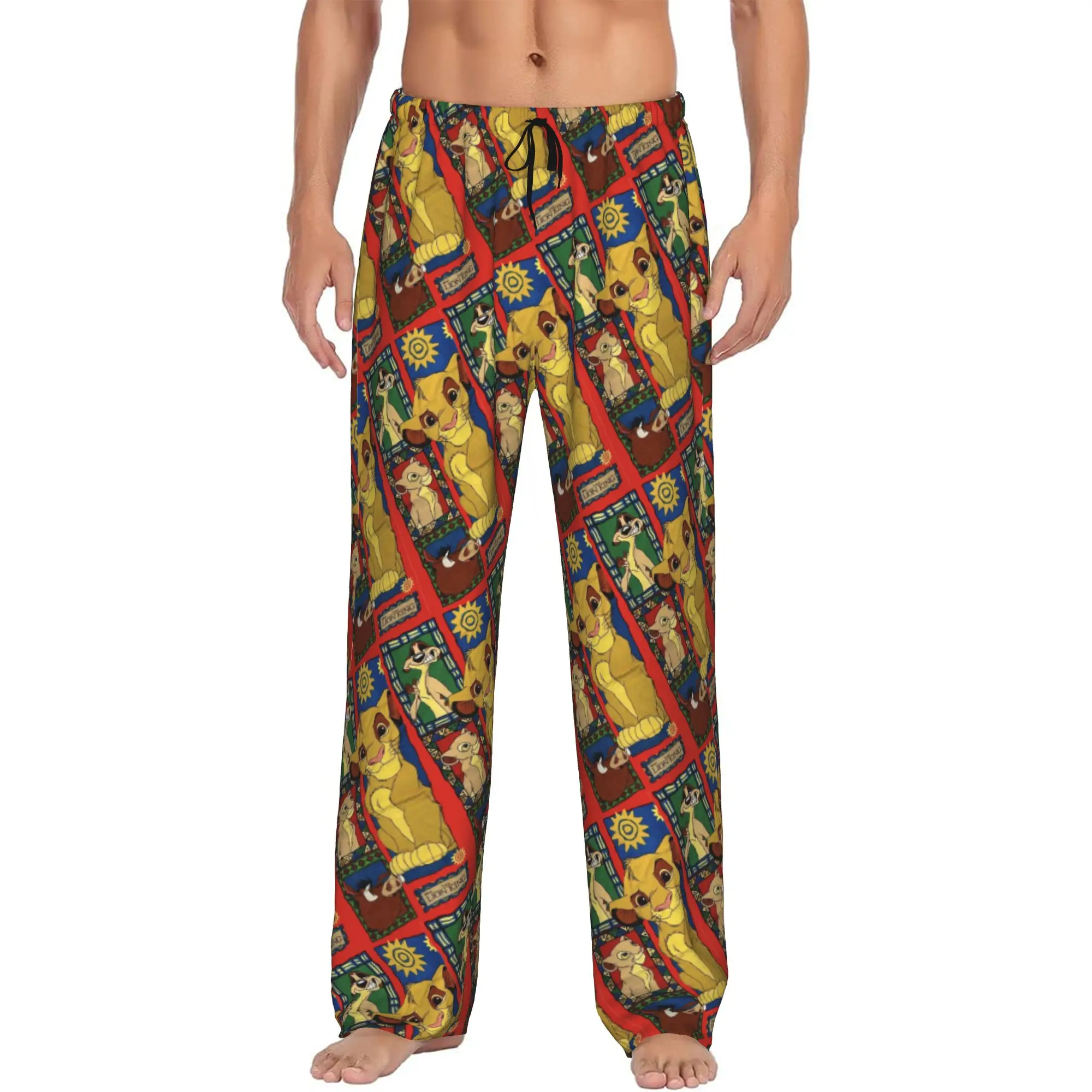 Custom Men's The Lion Cartoon K-Kings Pajama Pants Print Anime Sleep Sleepwear Bottoms with Pockets
Custom Men's The Lion Cartoon K-Kings Pajama Pants Print Anime Sleep Sleepwear Bottoms with Pockets
