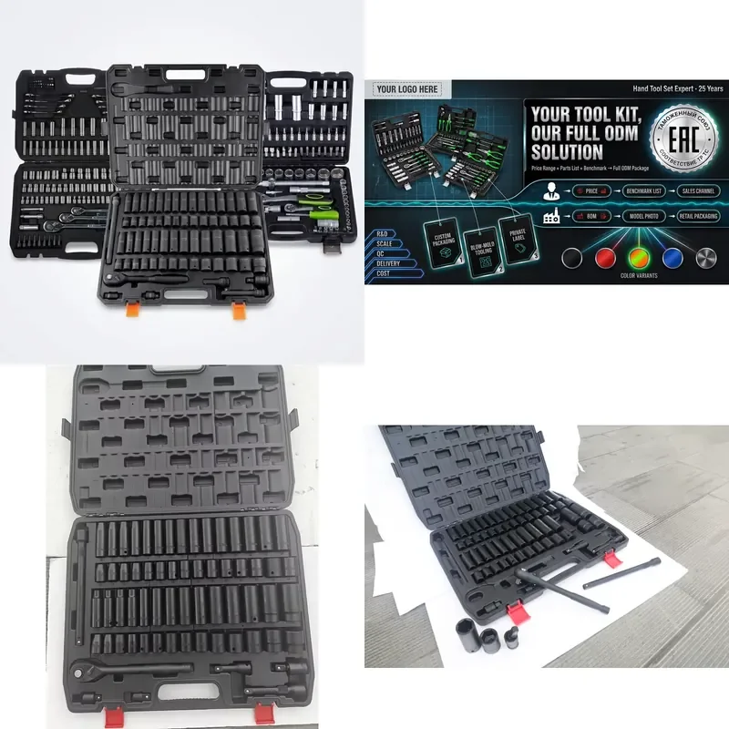 【CHIMU HOME】 Chrome Vanadium Impact Socket Set 1/4 3/8 1/2 Inch Drive with Ratchet Wrench and Storage Case for Automotive
【CHIMU HOME】 Chrome Vanadium Impact Socket Set 1/4 3/8 1/2 Inch Drive with Ratchet Wrench and Storage Case for Automotive