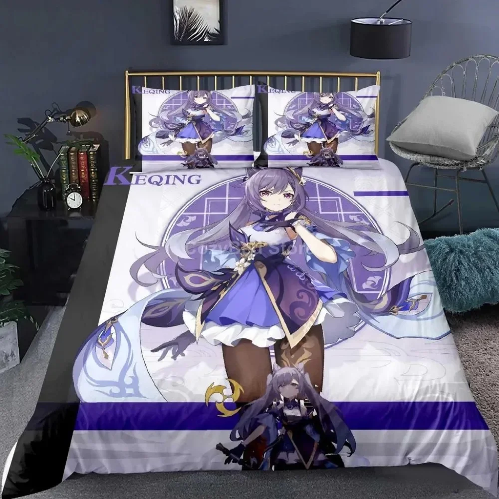 Genshin Impact Bedding Set Cartoon Anime Duvet Cover Single Double Size Kids Boys Luxury 3D Bed Linen Decor Home
Genshin Impact Bedding Set Cartoon Anime Duvet Cover Single Double Size Kids Boys Luxury 3D Bed Linen Decor Home