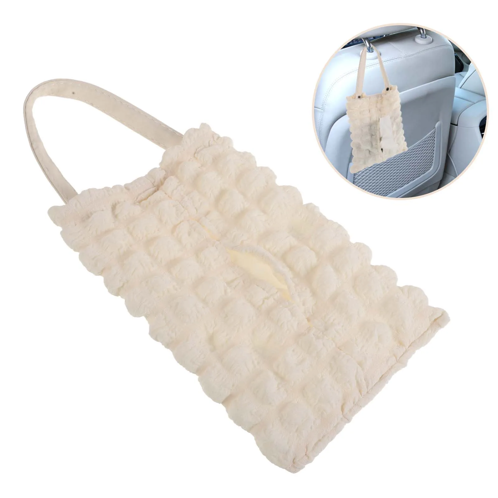 Hanging Car Tissue Box Holder with Cute Large Capacity Tissue Dispenser for Headrest Car Interior Decoration and
Hanging Car Tissue Box Holder with Cute Large Capacity Tissue Dispenser for Headrest Car Interior Decoration and