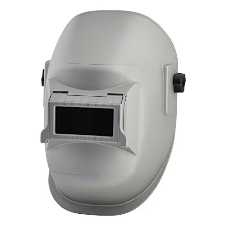 Lightweight, Super Tuff Nylon Shell and Rachet Headgear, Welding Helmet with 4-1/4" x 2" Sel-Snap Lift Front, Tough Thermoplast
Lightweight, Super Tuff Nylon Shell and Rachet Headgear, Welding Helmet with 4-1/4" x 2" Sel-Snap Lift Front, Tough Thermoplast