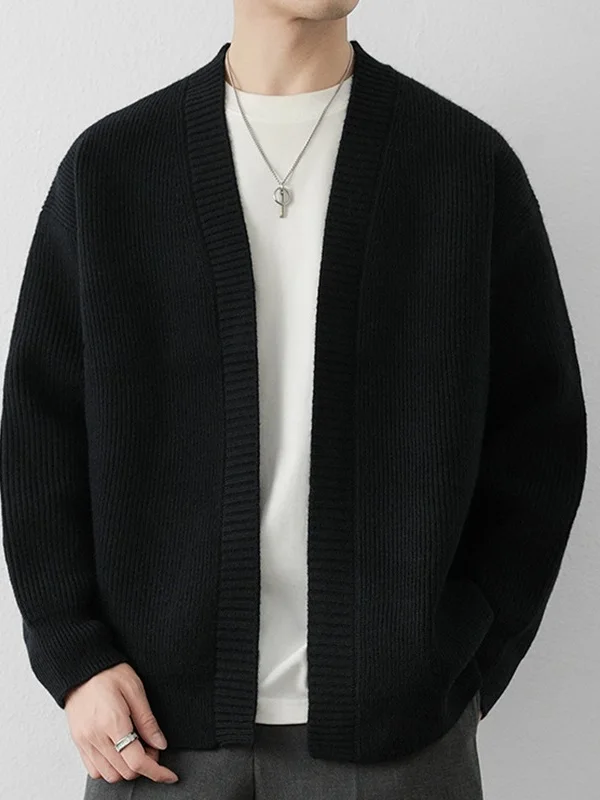 Men's Knitted Open Cardigan Sweater Loose Fit Color Simple Style Casual Wear Comfortable V-Neck Long Sleeve Autumn 2025
Men's Knitted Open Cardigan Sweater Loose Fit Color Simple Style Casual Wear Comfortable V-Neck Long Sleeve Autumn 2025