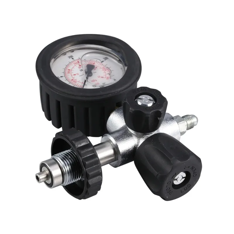 High pressure air compressor component filling valve
High pressure air compressor component filling valve