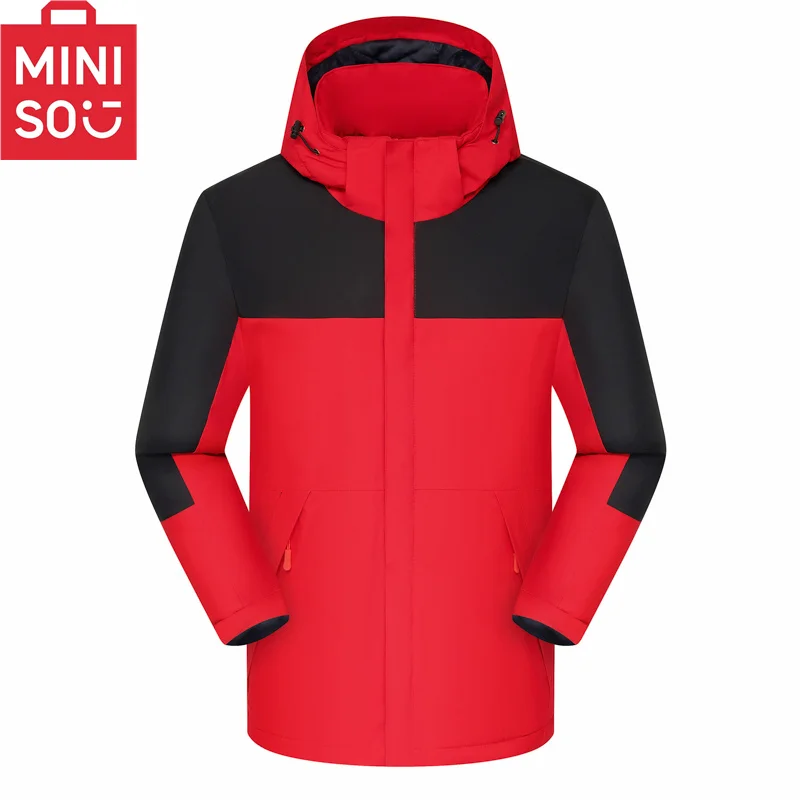MINISO толстая и хлопковая куртка для зимы теплая, ветрозащитная, водонепроницаемая, открытый штурмовик, альпинизм одежда, пара
MINISO толстая и хлопковая куртка для зимы теплая, ветрозащитная, водонепроницаемая, открытый штурмовик, альпинизм одежда, пара