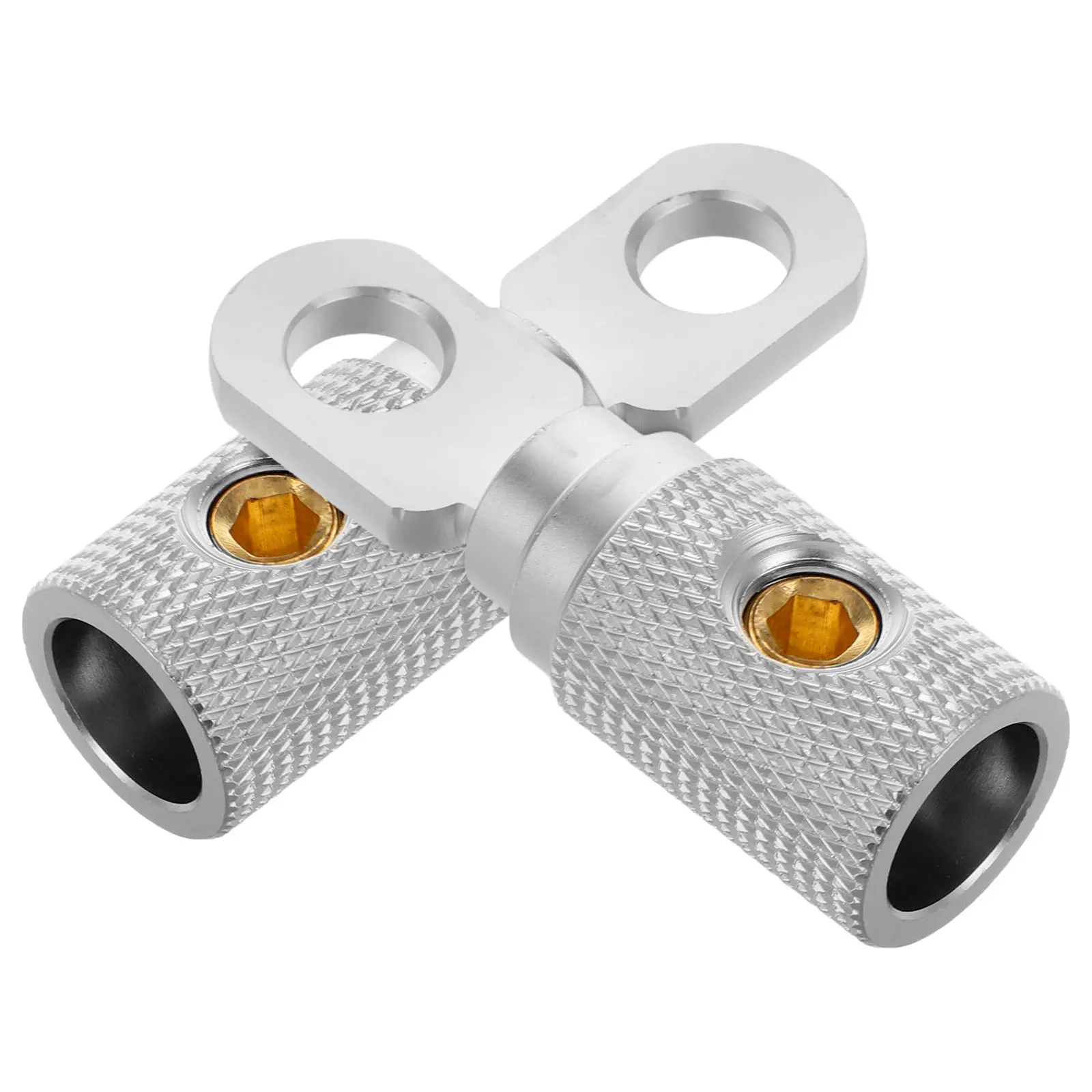 2Pcs Pure Copper Ring Terminal Connectors Nickel Plated Solder-Free Screw Fixing for Car Audio Power System High-Power Amp
2Pcs Pure Copper Ring Terminal Connectors Nickel Plated Solder-Free Screw Fixing for Car Audio Power System High-Power Amp
