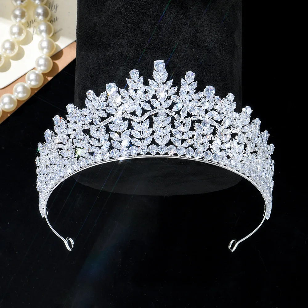 Princess Bridal Tiara Crown For Wedding Headpiece Zircon Crystal Crown For Queen Bride Headdress Women Diadem Prom Hair Jewelry
Princess Bridal Tiara Crown For Wedding Headpiece Zircon Crystal Crown For Queen Bride Headdress Women Diadem Prom Hair Jewelry
