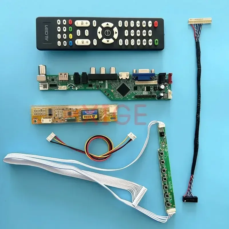 For LTN154AT09 LTN154AT10 Controller Driver Card LCD Screen 30-Pin LVDS AV+HDMI+VGA+IR+USB 1280*800 Test Kit DIY 1CCFL TV Analog
For LTN154AT09 LTN154AT10 Controller Driver Card LCD Screen 30-Pin LVDS AV+HDMI+VGA+IR+USB 1280*800 Test Kit DIY 1CCFL TV Analog