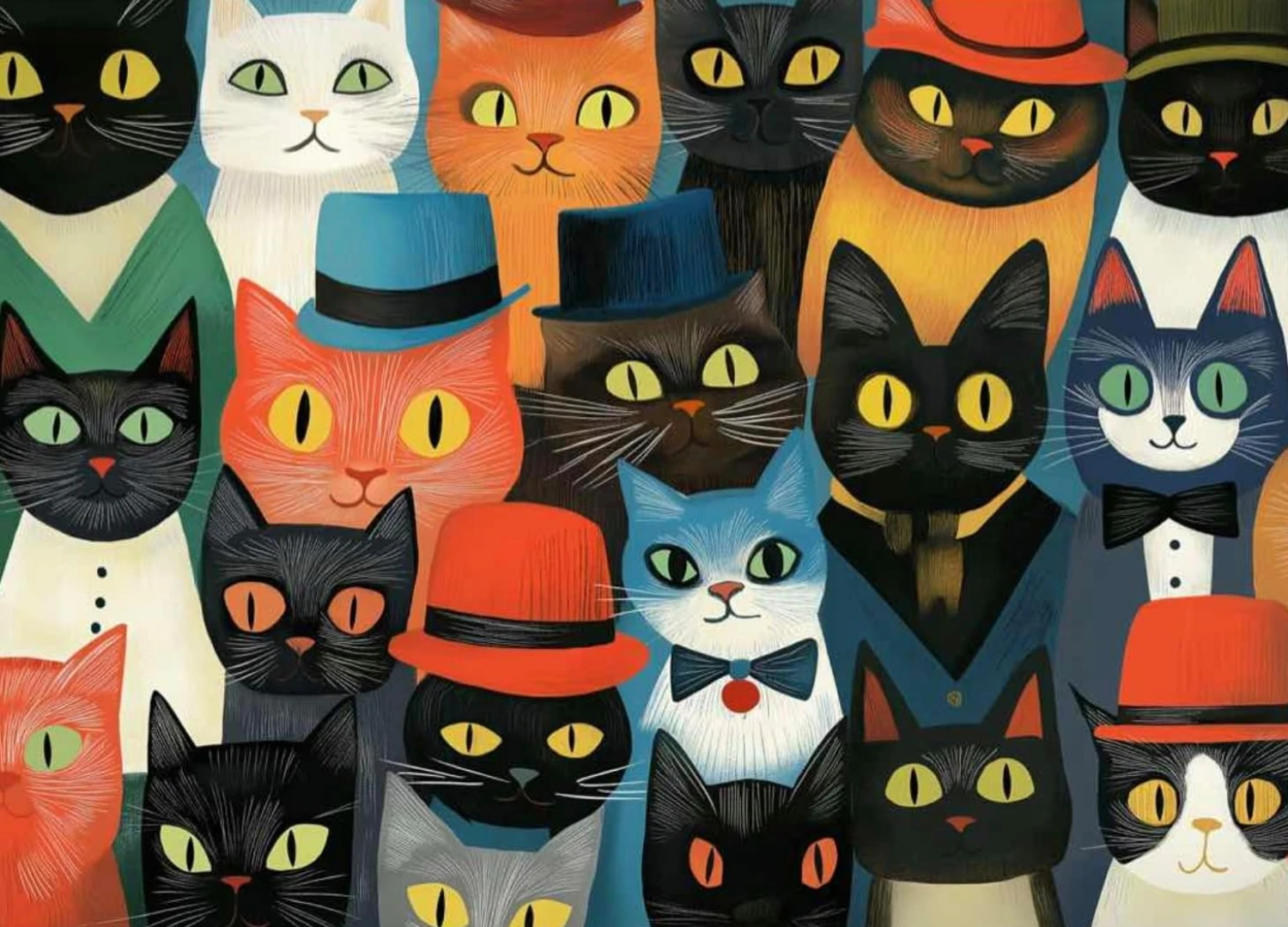 300/500/1000 Pieces Adult Jigsaw Puzzles Cats in Hat Cute Cardboard Cartoon Puzzle Challenge for Family Puzzle Toy Festival Gift
300/500/1000 Pieces Adult Jigsaw Puzzles Cats in Hat Cute Cardboard Cartoon Puzzle Challenge for Family Puzzle Toy Festival Gift