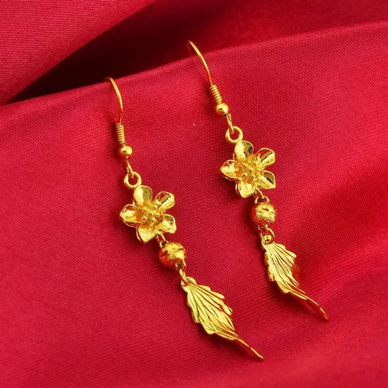 24K AU999 Pure Gold Bauhinia Leaf Earrings for Women - High - Quality Luxury Jewelry
24K AU999 Pure Gold Bauhinia Leaf Earrings for Women - High - Quality Luxury Jewelry