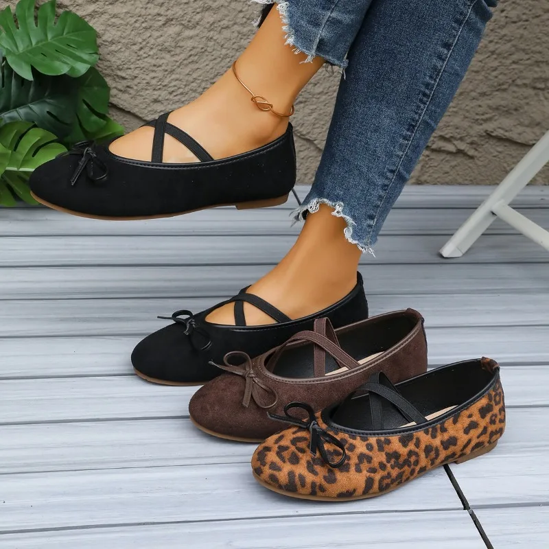 Spring Women's Luxury Round Toe Mary Jane Shoes Sexy Leopard Print Low-Cut Women's Flat Shoes Comfortable Women Casual Shoes 42
Spring Women's Luxury Round Toe Mary Jane Shoes Sexy Leopard Print Low-Cut Women's Flat Shoes Comfortable Women Casual Shoes 42