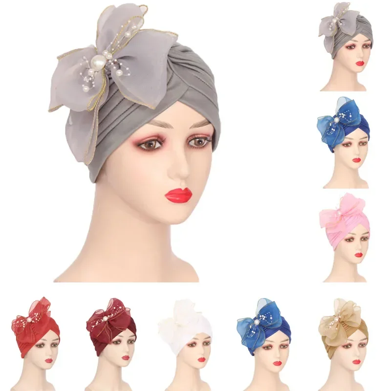 2025 New Flower Turban Bonnet for Women Muslim Hijab Headscarf Wedding Party Caps African Headties Ready To Wear Mujer Turbante
2025 New Flower Turban Bonnet for Women Muslim Hijab Headscarf Wedding Party Caps African Headties Ready To Wear Mujer Turbante