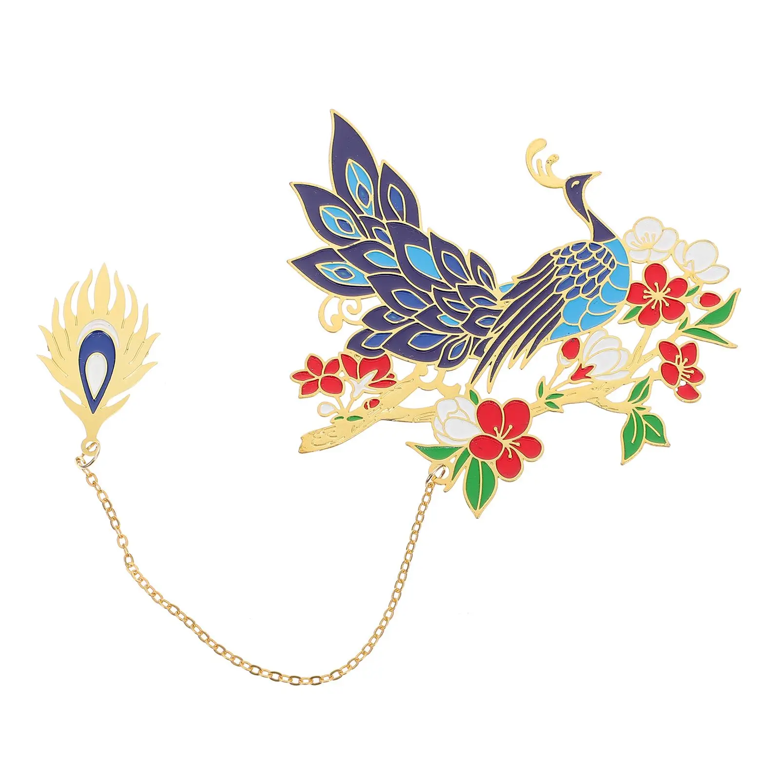 Peacock Bookmark Elegant Metal Page-marker Vintage Copper Student Reading Accessories Lightweight Storage Solution Bookmarks
Peacock Bookmark Elegant Metal Page-marker Vintage Copper Student Reading Accessories Lightweight Storage Solution Bookmarks