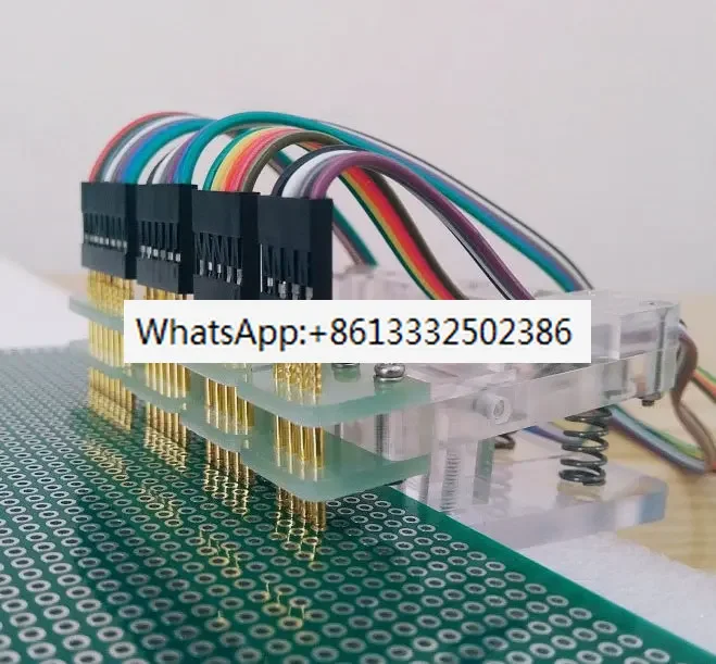 Test rack PCB clip probe PCB burning test fixture spring needle download programming burning clip 2.54 2.0 1.27 single row
Test rack PCB clip probe PCB burning test fixture spring needle download programming burning clip 2.54 2.0 1.27 single row