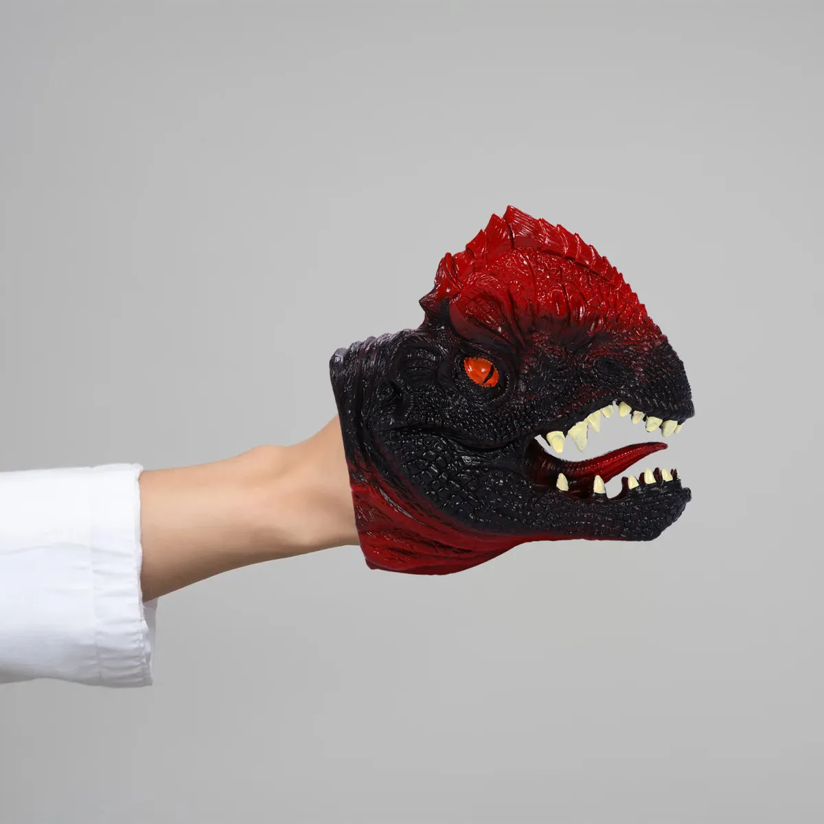 1Pcs Dinosaur Head Hand Puppet Detailed Painted Articulated Jaw Eco Friendly Material Role Play Animal Glove for Creative Fun
1Pcs Dinosaur Head Hand Puppet Detailed Painted Articulated Jaw Eco Friendly Material Role Play Animal Glove for Creative Fun