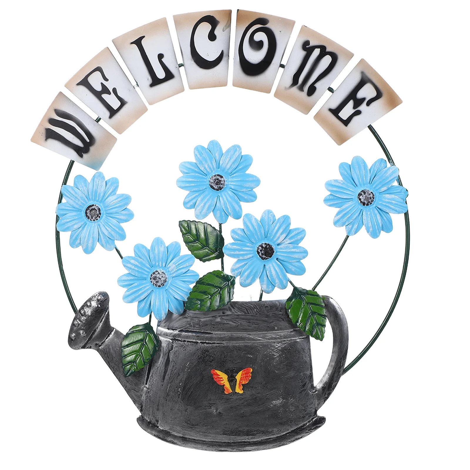 Sunflower Welcome Door Hanger Metal Hand Painted Flower Sign Rustic Farmhouse Front Door Porch Wall Art Garden Decor
Sunflower Welcome Door Hanger Metal Hand Painted Flower Sign Rustic Farmhouse Front Door Porch Wall Art Garden Decor