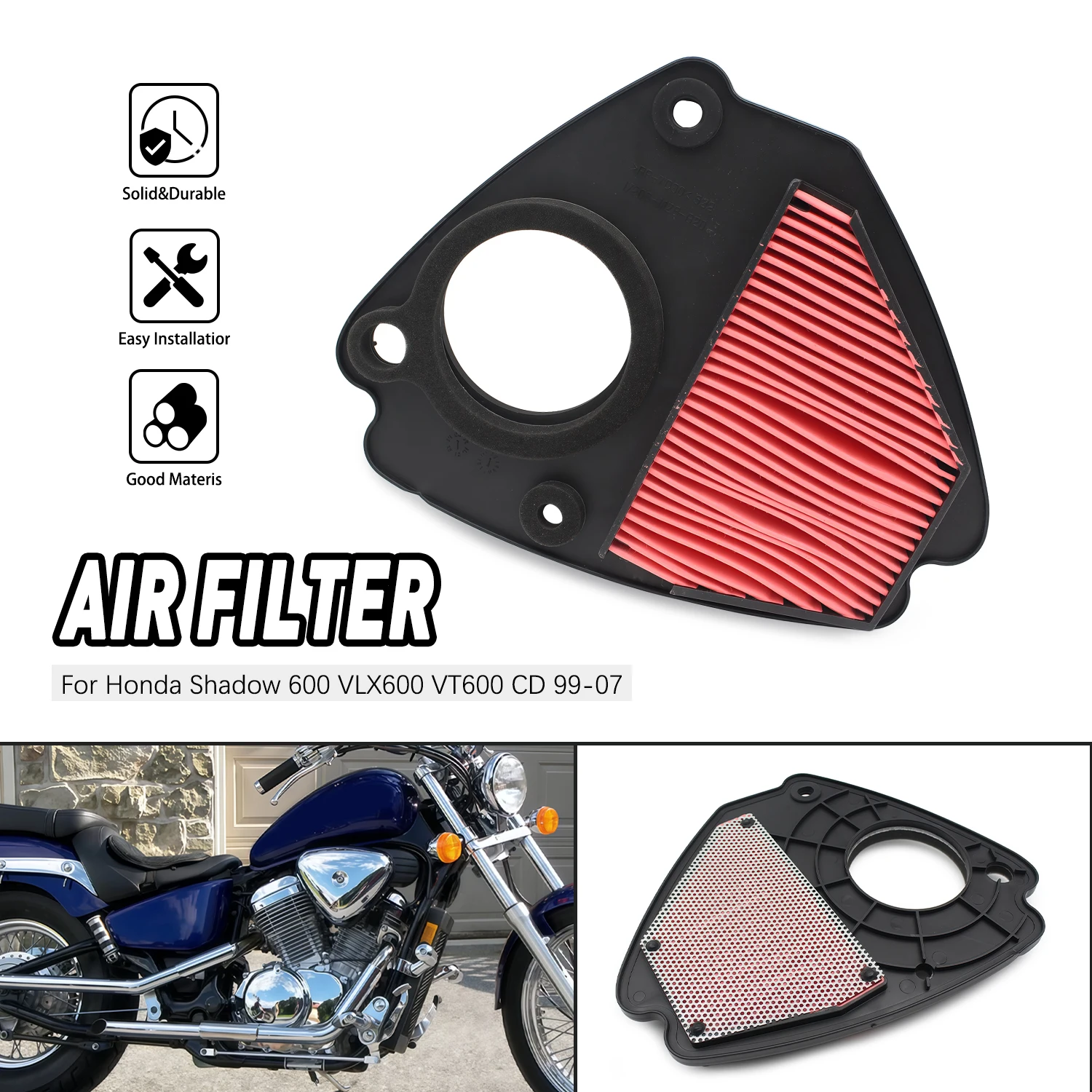 For Honda Shadow VLX 600 VT600C VT600CD Deluxe 1999-2007 High Quality Replacement Motorcycle Accessories
For Honda Shadow VLX 600 VT600C VT600CD Deluxe 1999-2007 High Quality Replacement Motorcycle Accessories