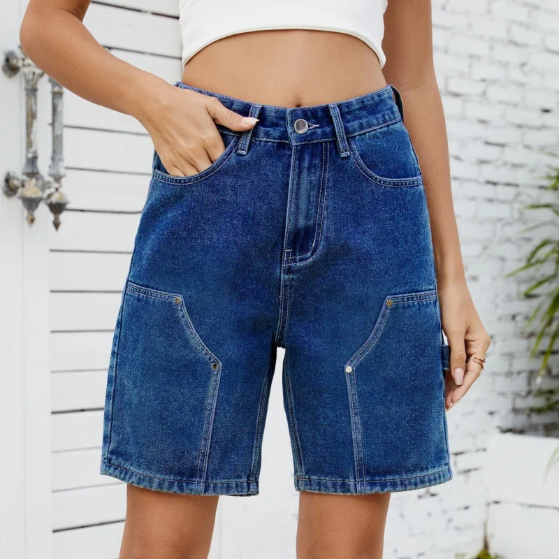 Women's Summer Fashionable Cool Denim Five Quarter Pants Street Wash Trendy Leggings
Women's Summer Fashionable Cool Denim Five Quarter Pants Street Wash Trendy Leggings