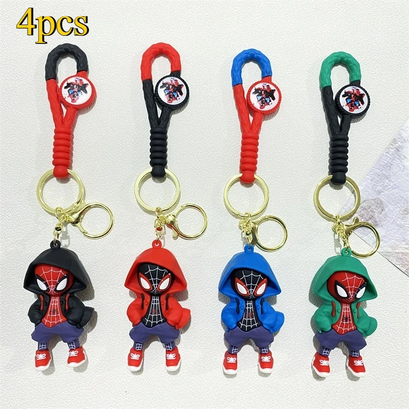 Cartoon Spider-Man Keychain Cartoon Comics Avengers Series Key Ring Pendant Ornaments Jewelry Gifts for Friends 
Cartoon Spider-Man Keychain Cartoon Comics Avengers Series Key Ring Pendant Ornaments Jewelry Gifts for Friends