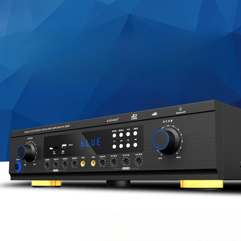 800W high power, Bluetooth, power amplifier, household, heavy bass, original sound cancellation, audiophile grade
800W high power, Bluetooth, power amplifier, household, heavy bass, original sound cancellation, audiophile grade