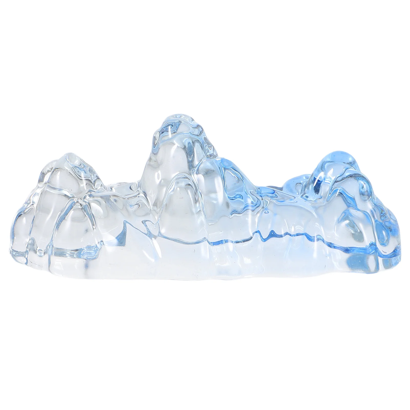 Glass Calligraphy Brush Holder Mountain Design Crystal Transparent Pen Rest Paperweight Multi-Functional Calligraphy Tool
Glass Calligraphy Brush Holder Mountain Design Crystal Transparent Pen Rest Paperweight Multi-Functional Calligraphy Tool