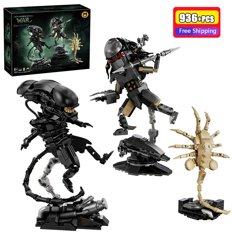936Pcs Building Blocks Sci-Fi Movie Monster Creature Model Toy Extraterrestrial Warrior Mecha Desktop Ornament Gift
936Pcs Building Blocks Sci-Fi Movie Monster Creature Model Toy Extraterrestrial Warrior Mecha Desktop Ornament Gift