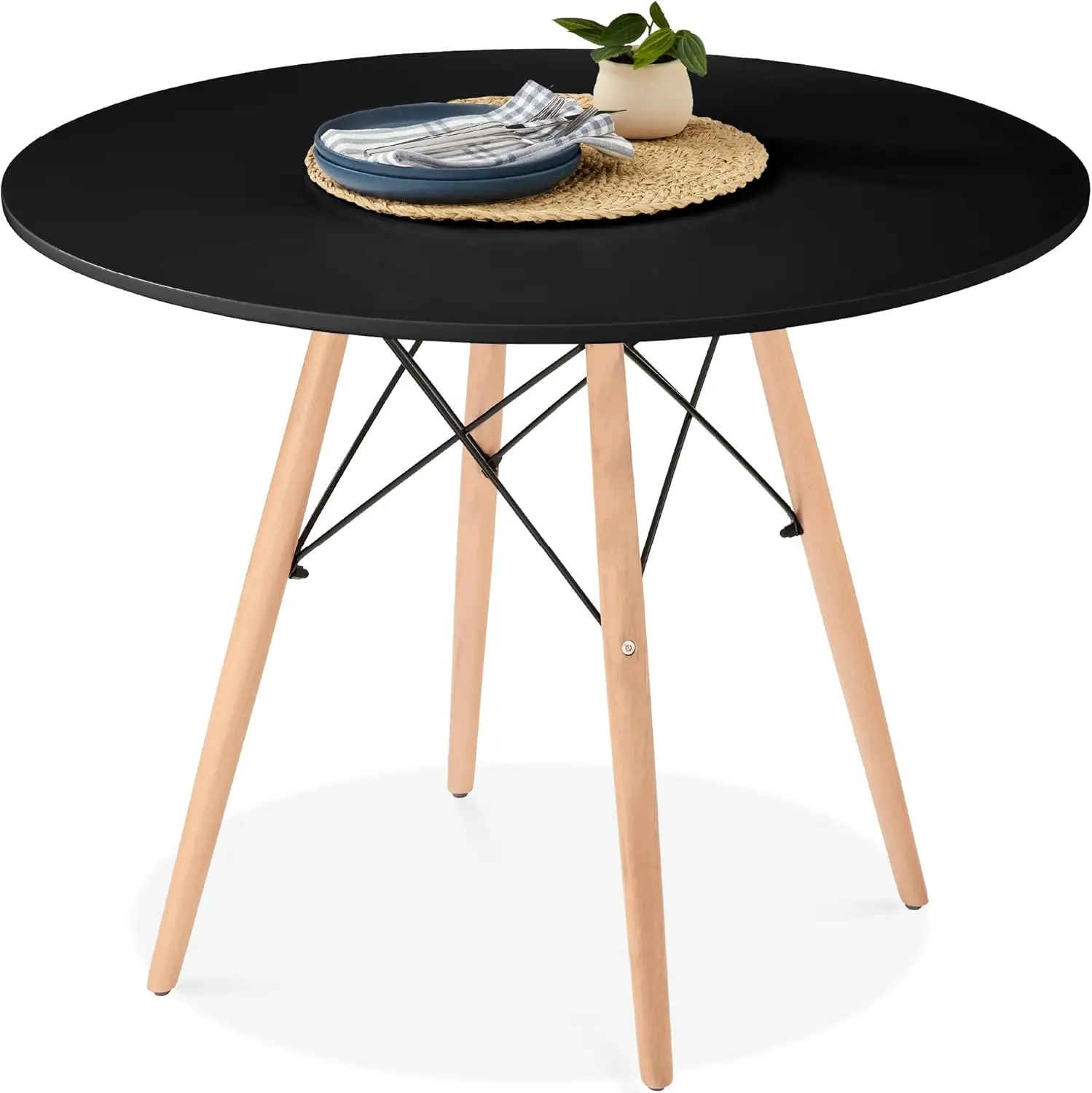 Umail Furniture Products 35.5in Round Dining Table, Compact Mid-Century Modern Table for 2-4, Home, Kitchen
Umail Furniture Products 35.5in Round Dining Table, Compact Mid-Century Modern Table for 2-4, Home, Kitchen