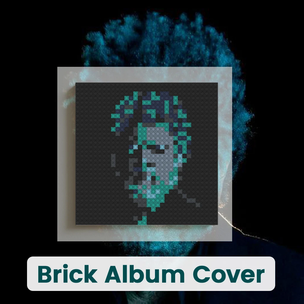 T-The Weeknd Album Cover Poster Pop R&B Gift Building Blocks Mosaic Brick Wall Art Home Decor Poster Painting
T-The Weeknd Album Cover Poster Pop R&B Gift Building Blocks Mosaic Brick Wall Art Home Decor Poster Painting