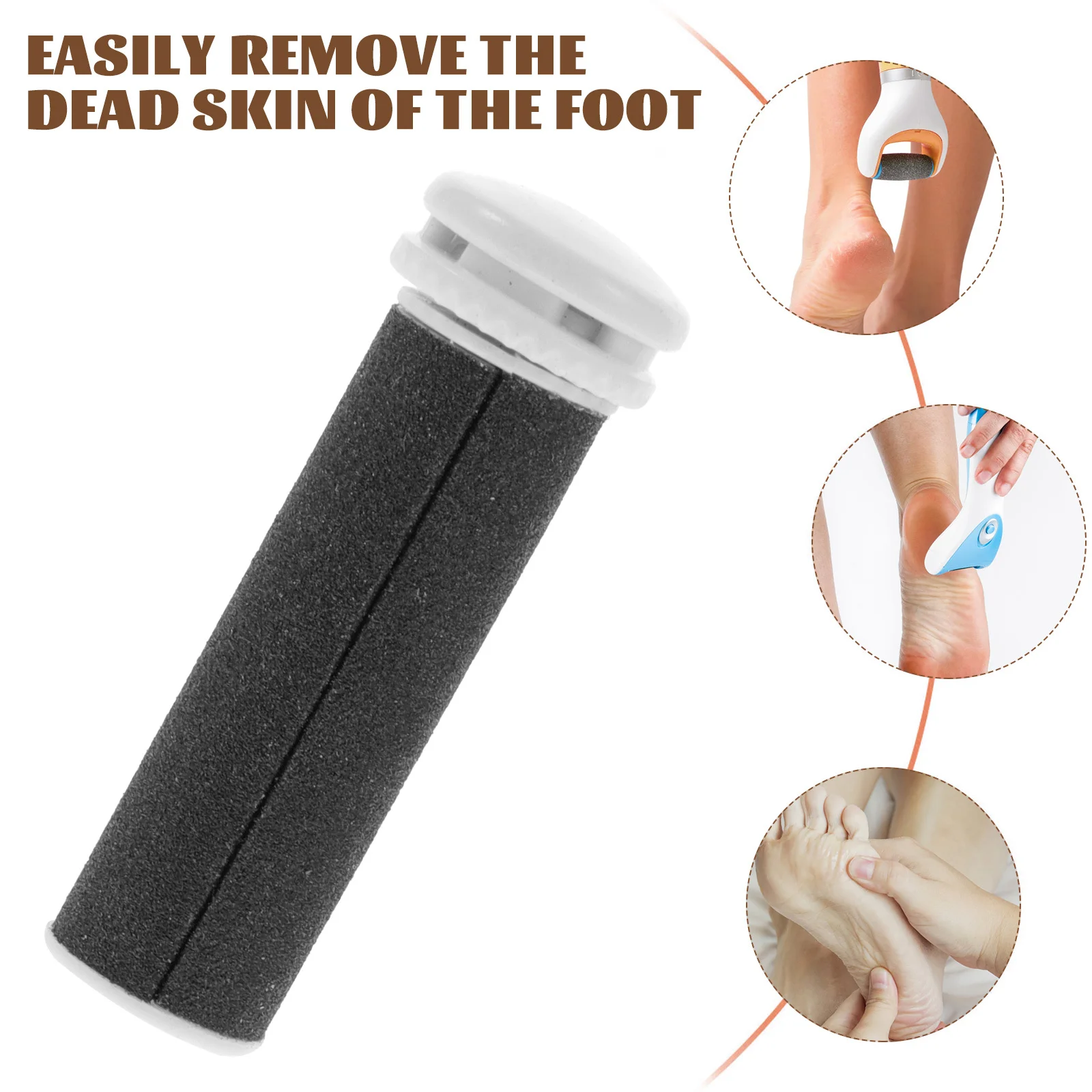 4Pcs Replacement Roller Heads Electric Foot File Pedicure Tool Dead Skin Removing Refills Foot Care Supplies Pedicure Supplies
4Pcs Replacement Roller Heads Electric Foot File Pedicure Tool Dead Skin Removing Refills Foot Care Supplies Pedicure Supplies