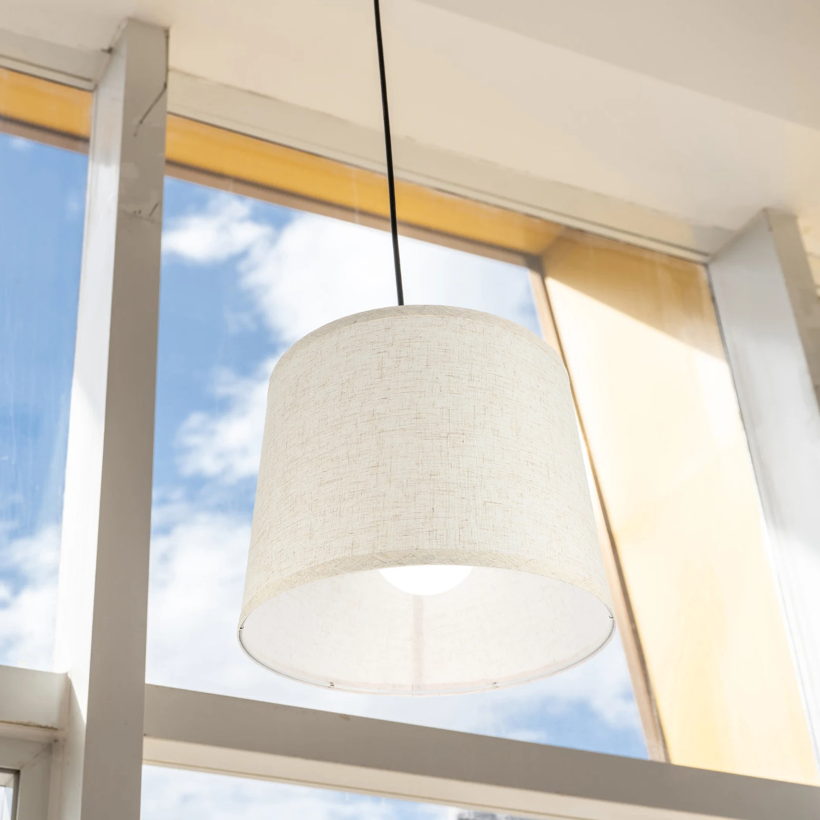 1PC Linen Lamp Shades Round Fabric Replacement Lampshade for Bedroom Living Room Floor Chandeliers Easy Install Decorative Cloth
1PC Linen Lamp Shades Round Fabric Replacement Lampshade for Bedroom Living Room Floor Chandeliers Easy Install Decorative Cloth