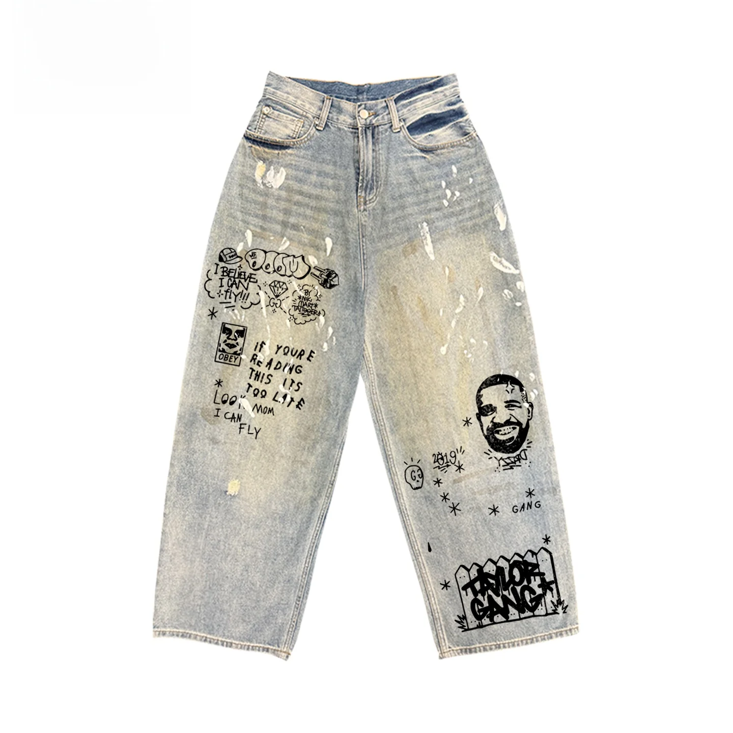 Millennial Fashion Denim Jeans Hip Hop Style Luxury Trendy Aibi Old School Blue Jeans Casual Comfortable Spring Wear
Millennial Fashion Denim Jeans Hip Hop Style Luxury Trendy Aibi Old School Blue Jeans Casual Comfortable Spring Wear