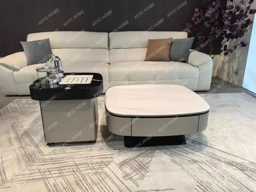 LModern simple small tea cart living room movable high and low square coffee table
LModern simple small tea cart living room movable high and low square coffee table