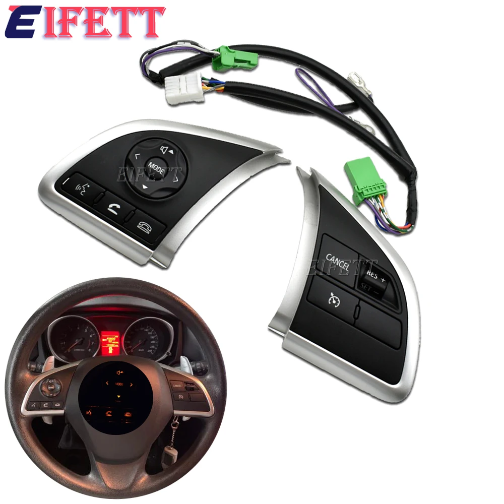 Steering Wheel Button Cruise Control Switch For outlander 3 2013 2014 2015 2016 2017 2018 2019 For Eclipse Cross 2016 2017 2018
Steering Wheel Button Cruise Control Switch For outlander 3 2013 2014 2015 2016 2017 2018 2019 For Eclipse Cross 2016 2017 2018