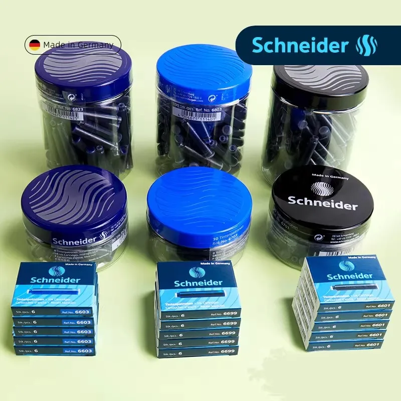 Germany Schneider Ink Bags 2.6mm European Standard Universal Non-carbon Ink Cartridges Fountain Pen Ink School Acsesories
Germany Schneider Ink Bags 2.6mm European Standard Universal Non-carbon Ink Cartridges Fountain Pen Ink School Acsesories