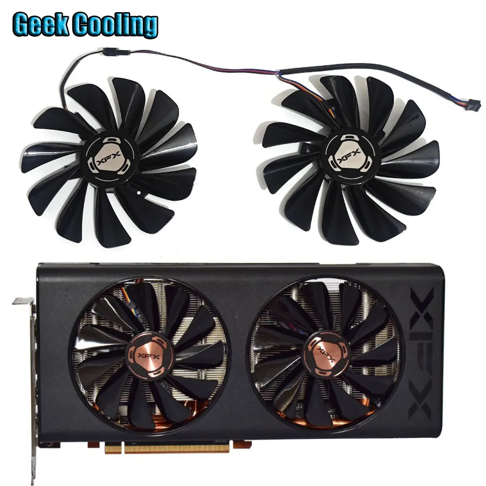 NEW 2FAN 95MM 4PIN FDC10U12S9-C CF1010U12S Graphics card cooling fan,For XFX RX 5700、RX 5700XT、RX 5600XT
NEW 2FAN 95MM 4PIN FDC10U12S9-C CF1010U12S Graphics card cooling fan,For XFX RX 5700、RX 5700XT、RX 5600XT