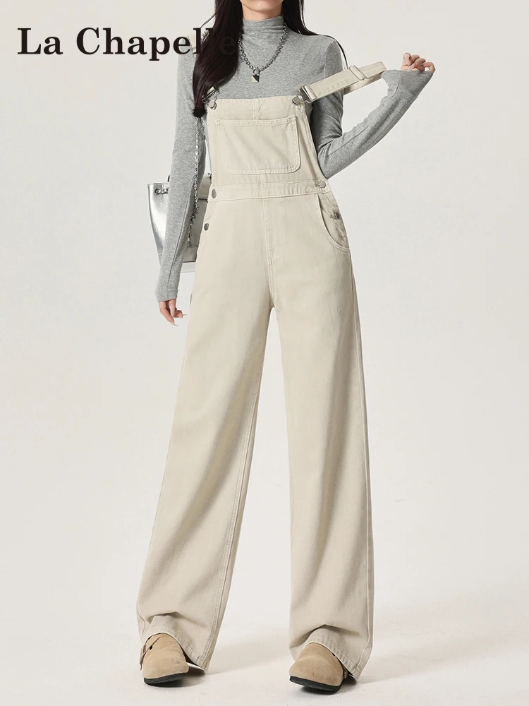 La Chapelle High Waist Wide Leg Denim Overalls Women's Summer New Style White Color Carrying Capacity Reduction Jeans
La Chapelle High Waist Wide Leg Denim Overalls Women's Summer New Style White Color Carrying Capacity Reduction Jeans