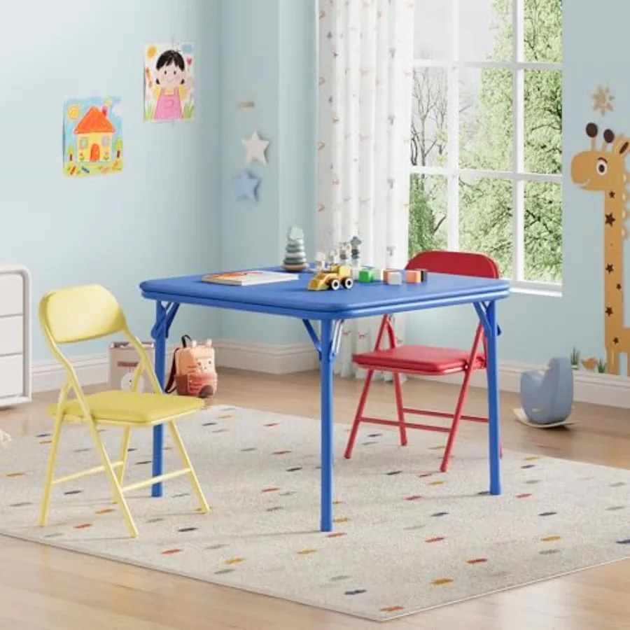 Boys Girls Table and Chairs Set, Folding Activity Table and Chairs Set for Dining Room, Daycare, Classrooms
Boys Girls Table and Chairs Set, Folding Activity Table and Chairs Set for Dining Room, Daycare, Classrooms