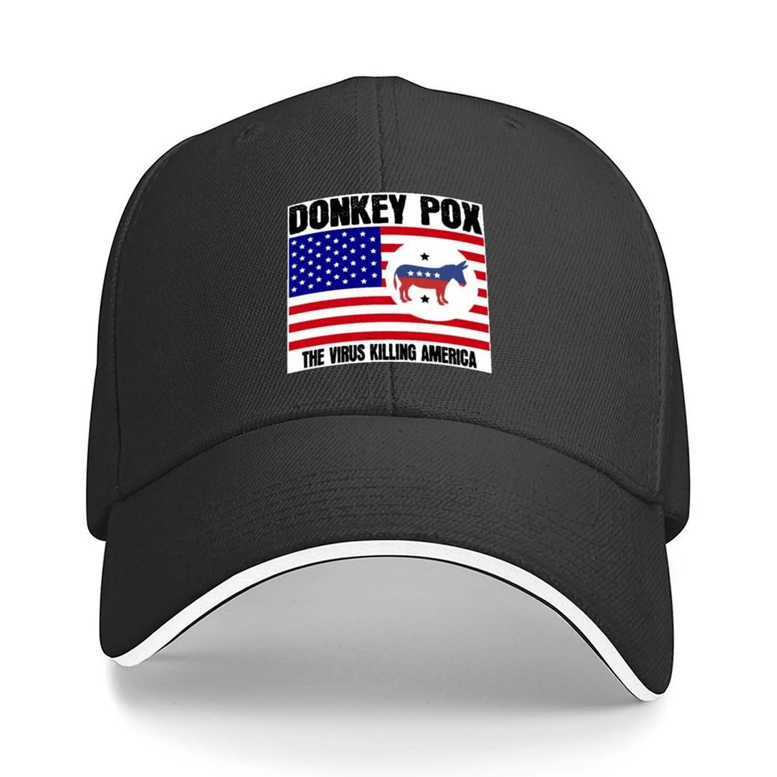 Donkey Pox The Disease Destroying America Baseball Cap Golf summer hat sailor cap for men Beach Bag Boy Child Women's
Donkey Pox The Disease Destroying America Baseball Cap Golf summer hat sailor cap for men Beach Bag Boy Child Women's