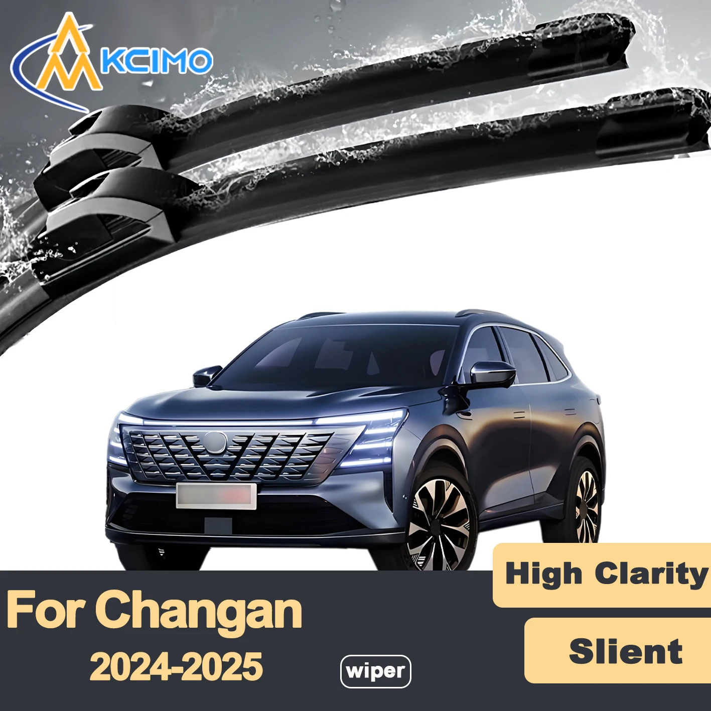 Premium Rubber Durable Silent Windshield Wiper Blades 2pcs for Changan CS75 Plus IV C928 2024-2025 Front Wiper Blades Set
Premium Rubber Durable Silent Windshield Wiper Blades 2pcs for Changan CS75 Plus IV C928 2024-2025 Front Wiper Blades Set