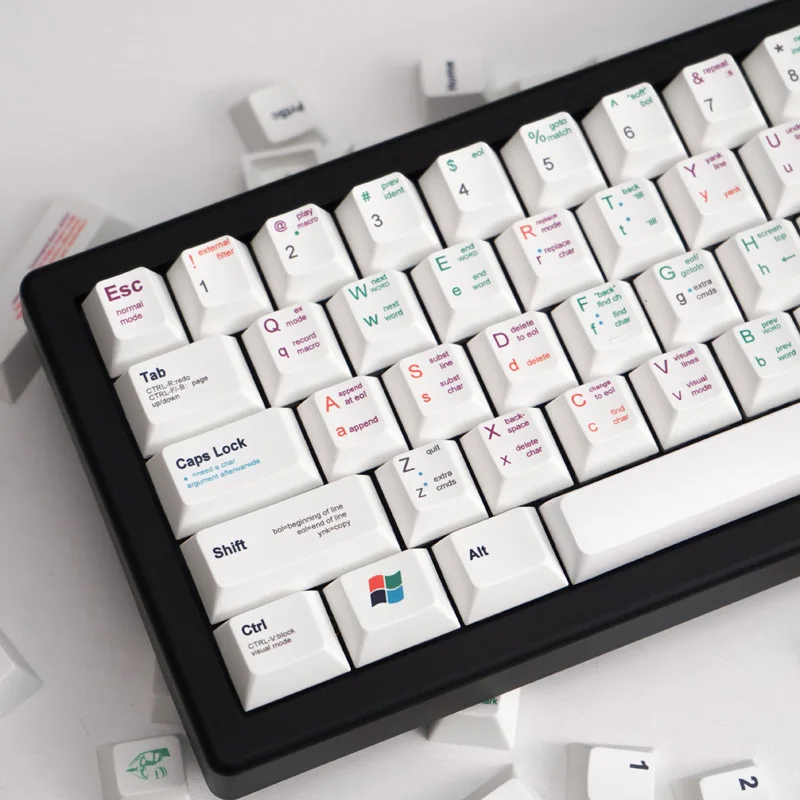 Gmk 139 keys White programmer mechanical keyboard keycap PBT sublimation cherry porofile height adaptation 64
Gmk 139 keys White programmer mechanical keyboard keycap PBT sublimation cherry porofile height adaptation 64