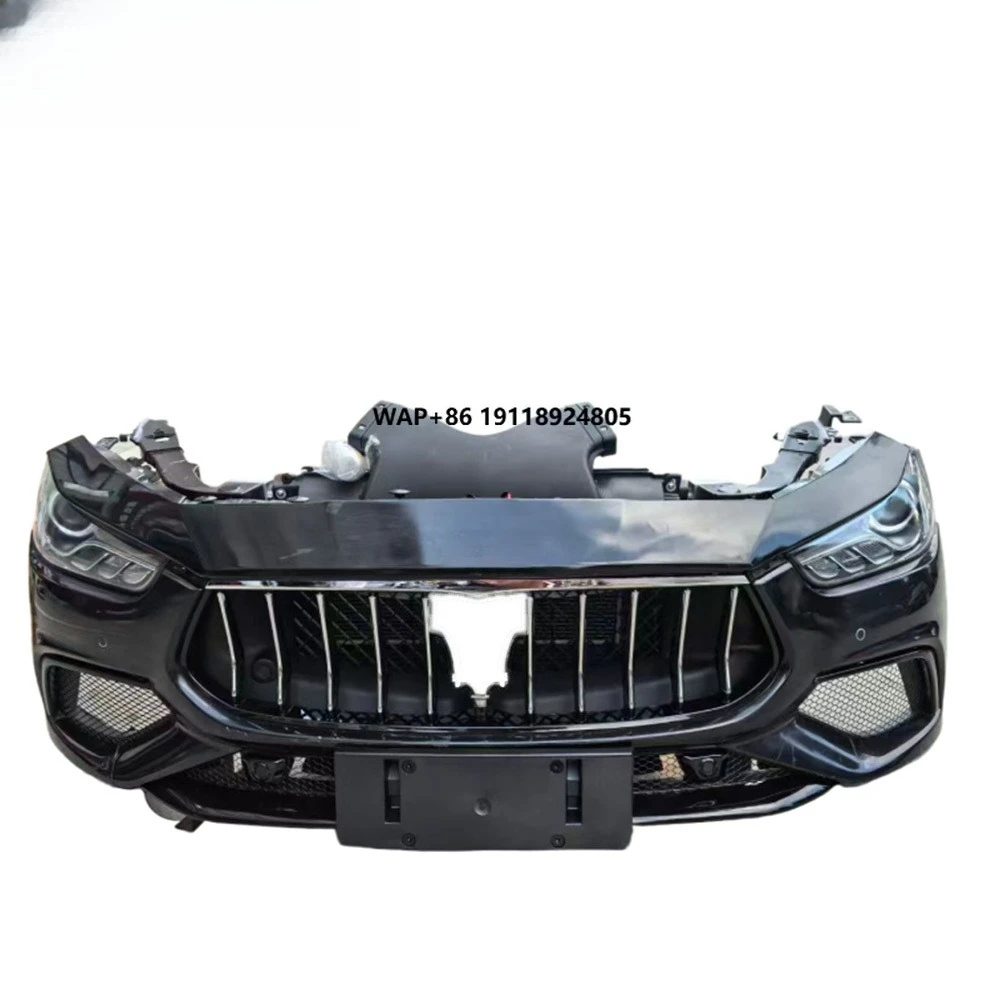 High-quality Ghibli Sport Trofeo Front Bumper Assembly Aftermarket Front Body Kit for Replacement Fit 2014-2024 Models
High-quality Ghibli Sport Trofeo Front Bumper Assembly Aftermarket Front Body Kit for Replacement Fit 2014-2024 Models