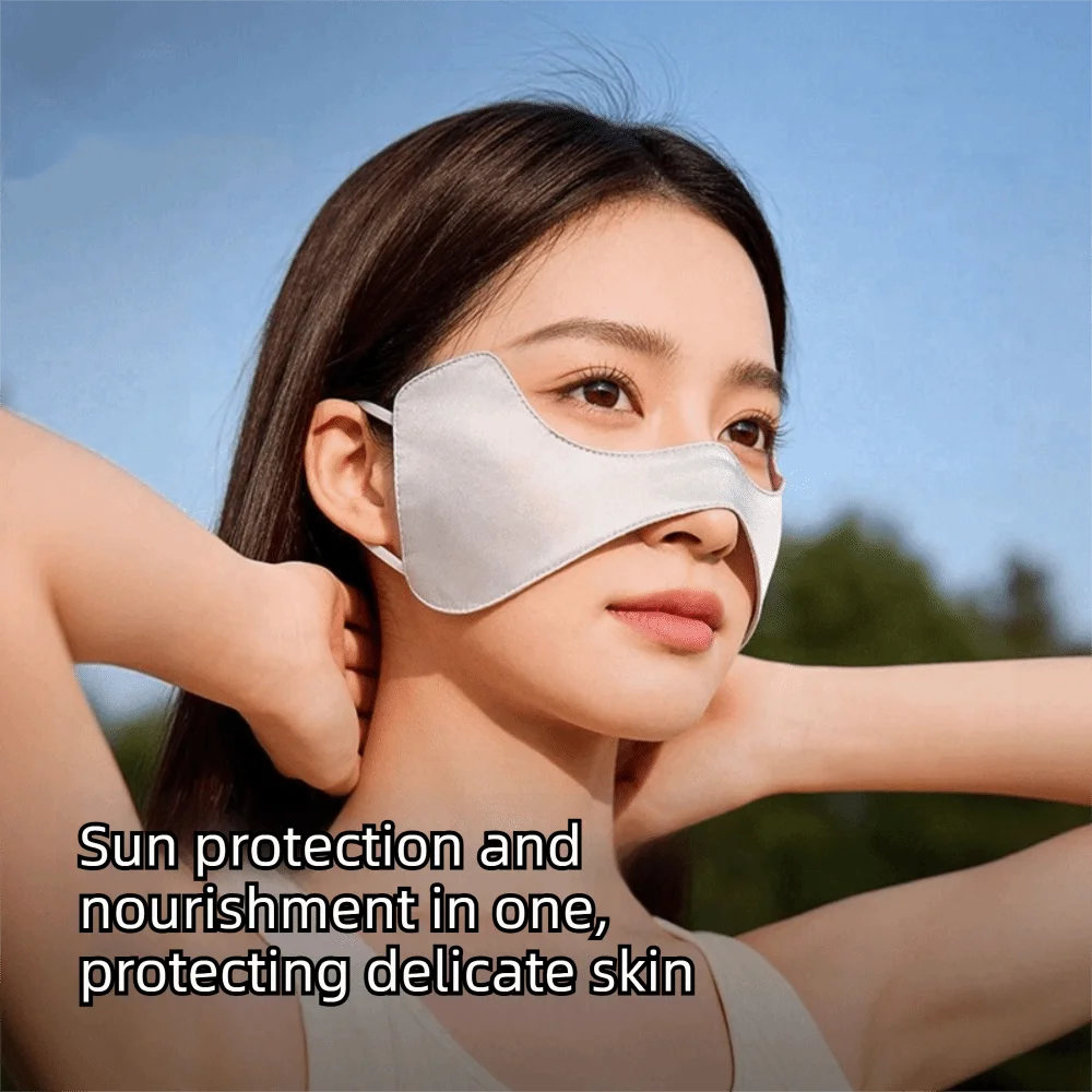 Summer Silk Sunscreen Mask Thin Solid Color Ice Silk Sunshade Mask Sunscreen Veil UV Protection Sunscreen Face Scarf Golf
Summer Silk Sunscreen Mask Thin Solid Color Ice Silk Sunshade Mask Sunscreen Veil UV Protection Sunscreen Face Scarf Golf