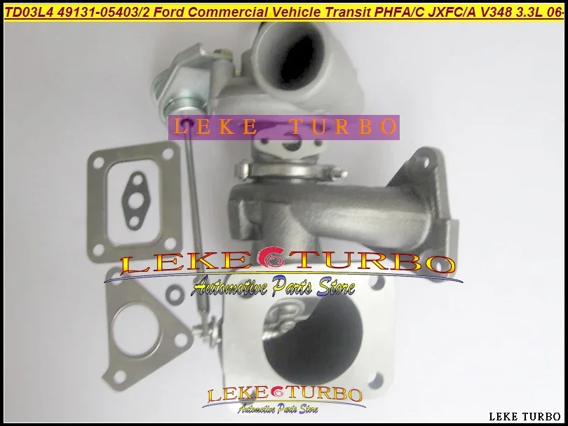 Turbo Turbocharger TD03L4 49131-05403 49131-05402 For Ford Commercial Transit PHFA PHFC JXFC JXFA Puma V348 3.3L 6C1Q6K682DF
Turbo Turbocharger TD03L4 49131-05403 49131-05402 For Ford Commercial Transit PHFA PHFC JXFC JXFA Puma V348 3.3L 6C1Q6K682DF