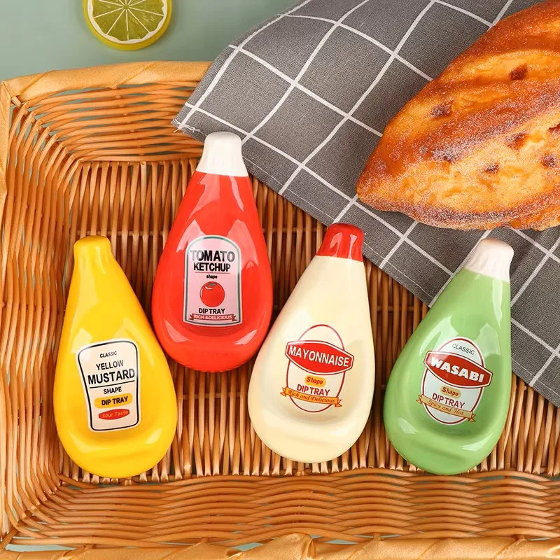 1Pc /4pcCreativity Seasoning Dish Soy Sauce Plate Ceramic Disc Tomato Shaped Sauce Plate Salad Dressing Plate Table Decoration
1Pc /4pcCreativity Seasoning Dish Soy Sauce Plate Ceramic Disc Tomato Shaped Sauce Plate Salad Dressing Plate Table Decoration