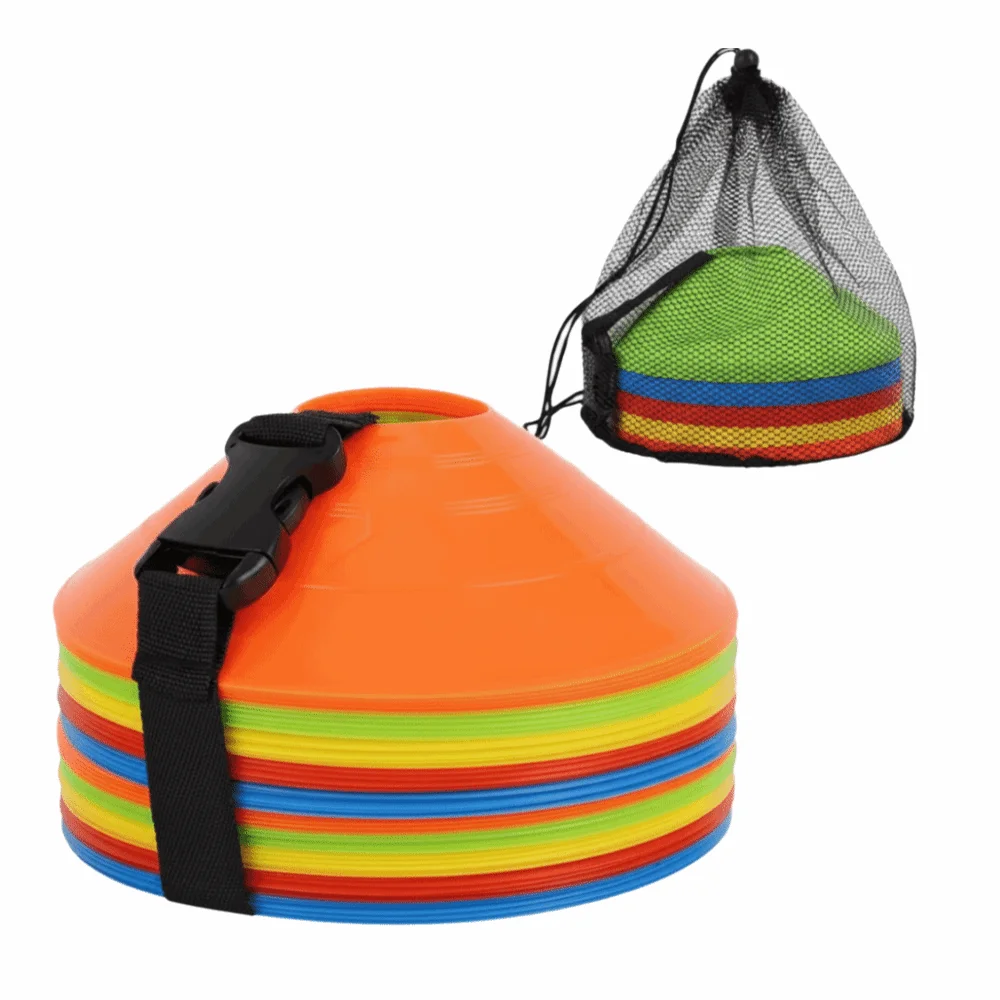 25/50Pcs Colorful Soccer Disc Cone Set Flexible with Stand Soccer Training Sign Dish Tear-resistant Durable
25/50Pcs Colorful Soccer Disc Cone Set Flexible with Stand Soccer Training Sign Dish Tear-resistant Durable
