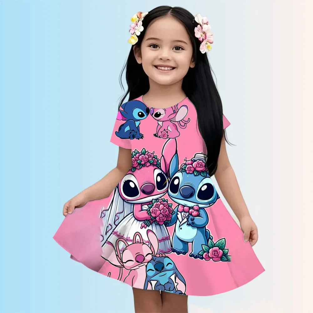 MINISO Summer Girls Dress Fashion Cartoon Lovely Stitch 3d Print Women Dresses Girls Short Sleeve Princess Dress Girls Clothing
MINISO Summer Girls Dress Fashion Cartoon Lovely Stitch 3d Print Women Dresses Girls Short Sleeve Princess Dress Girls Clothing