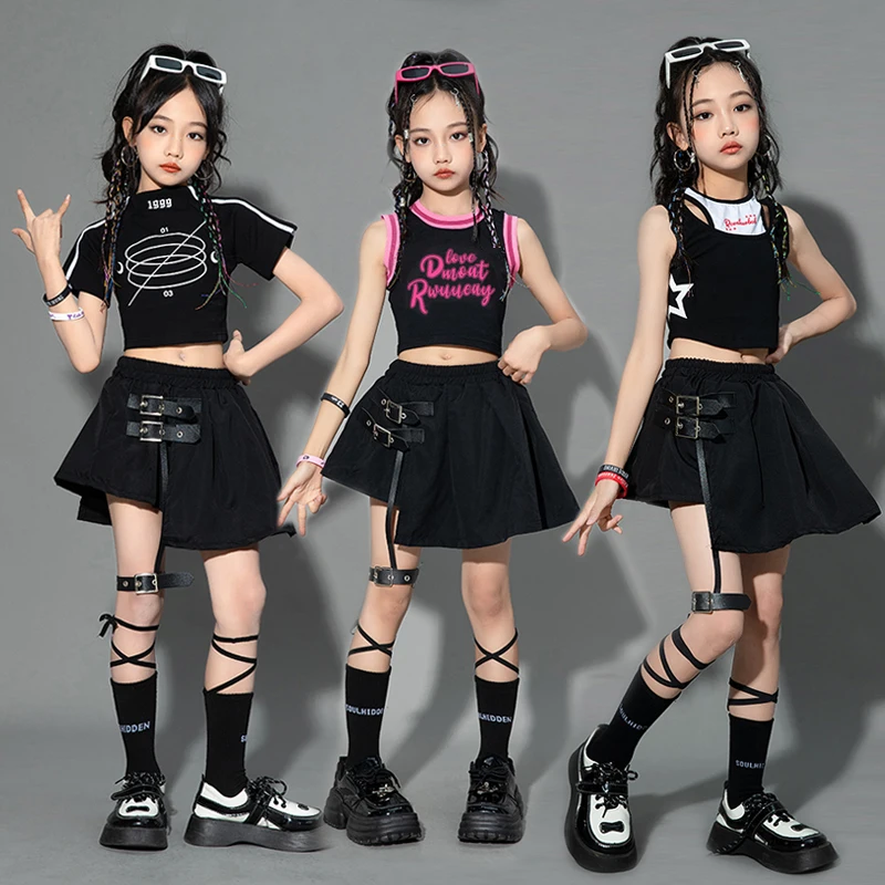 Girls Jazz Dance Costumes Kids Tide Cool Fried Street Stage Clothes Suit Children Hip Hop Dance Performance Clothes Summer
Girls Jazz Dance Costumes Kids Tide Cool Fried Street Stage Clothes Suit Children Hip Hop Dance Performance Clothes Summer