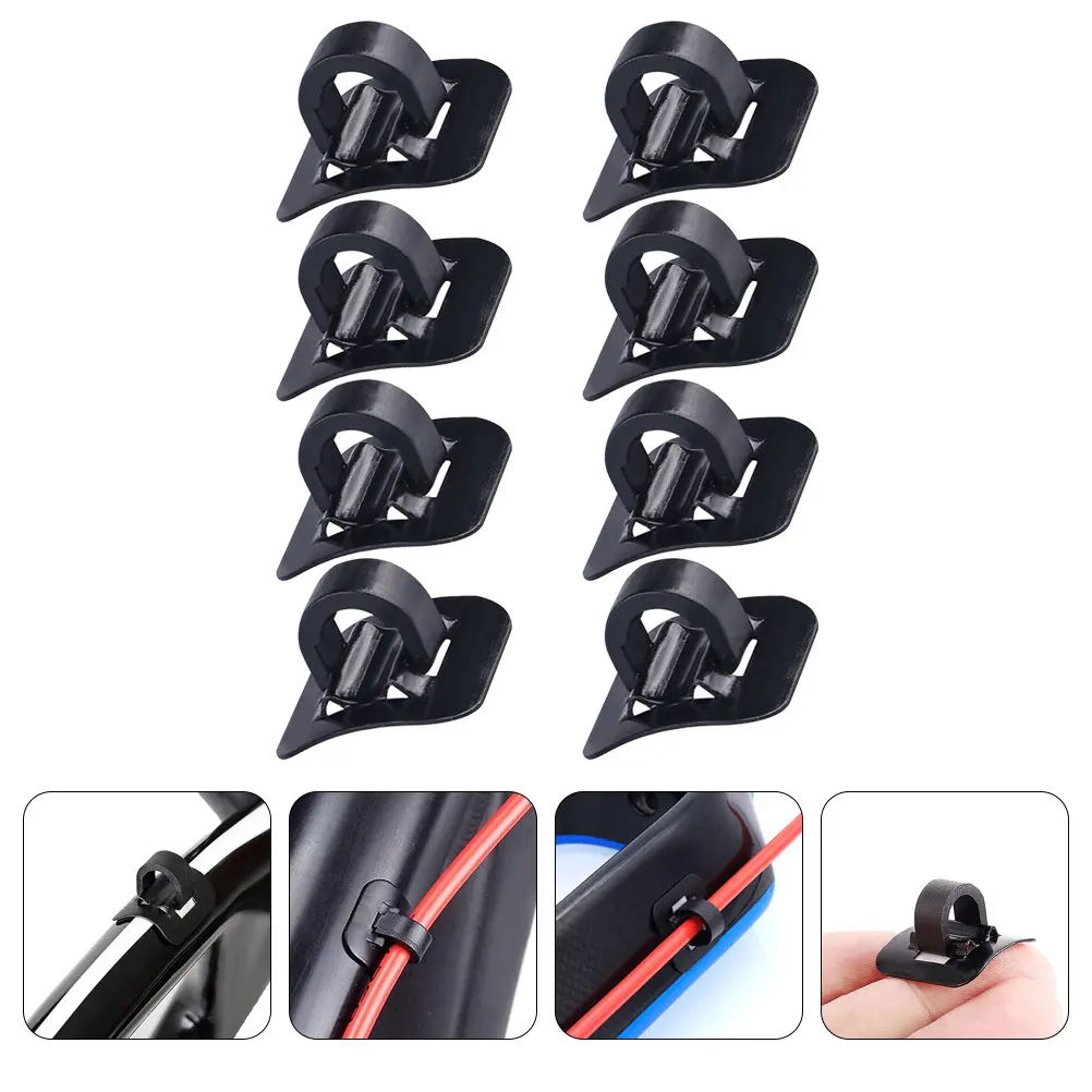 8 set Frame Routing Cable Holder Shifter Housing Clip Bike Brake Derailleur Cable Clamp Durable Aluminum Alloy Adhesive Mount
8 set Frame Routing Cable Holder Shifter Housing Clip Bike Brake Derailleur Cable Clamp Durable Aluminum Alloy Adhesive Mount