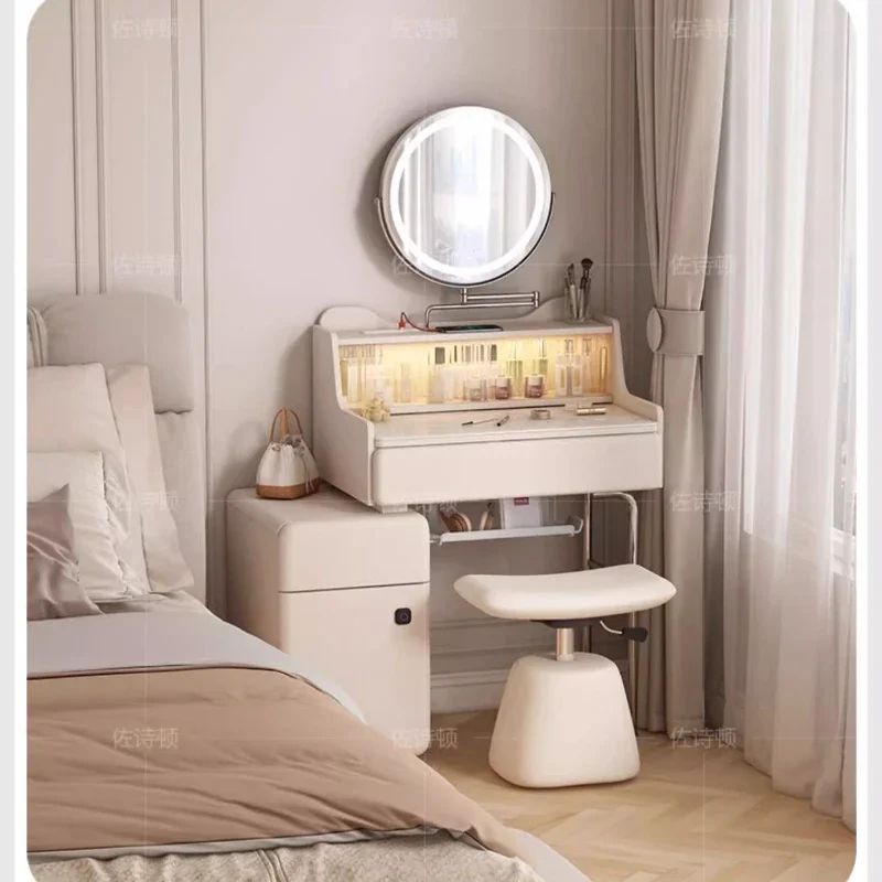 Light French Cream Style Makeup Table Dresser Bedroom Simple Modern Designer New Light Luxury Cabinet
Light French Cream Style Makeup Table Dresser Bedroom Simple Modern Designer New Light Luxury Cabinet