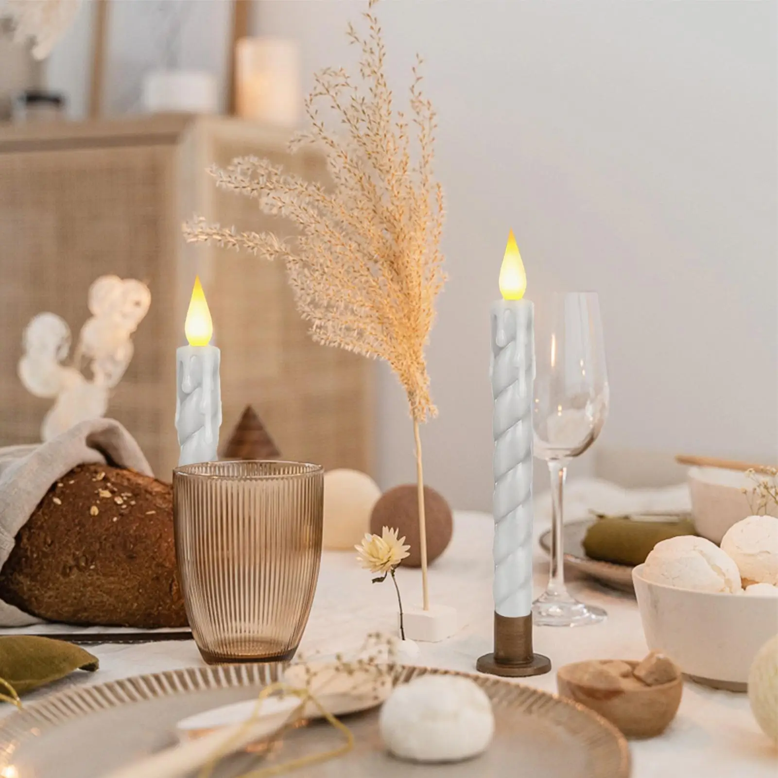 Flameless Candlesticks With Remote Warm 3D Wick Light Window Candles 6 Pieces Ambiance Illumination Lighting Supplies For Party
Flameless Candlesticks With Remote Warm 3D Wick Light Window Candles 6 Pieces Ambiance Illumination Lighting Supplies For Party