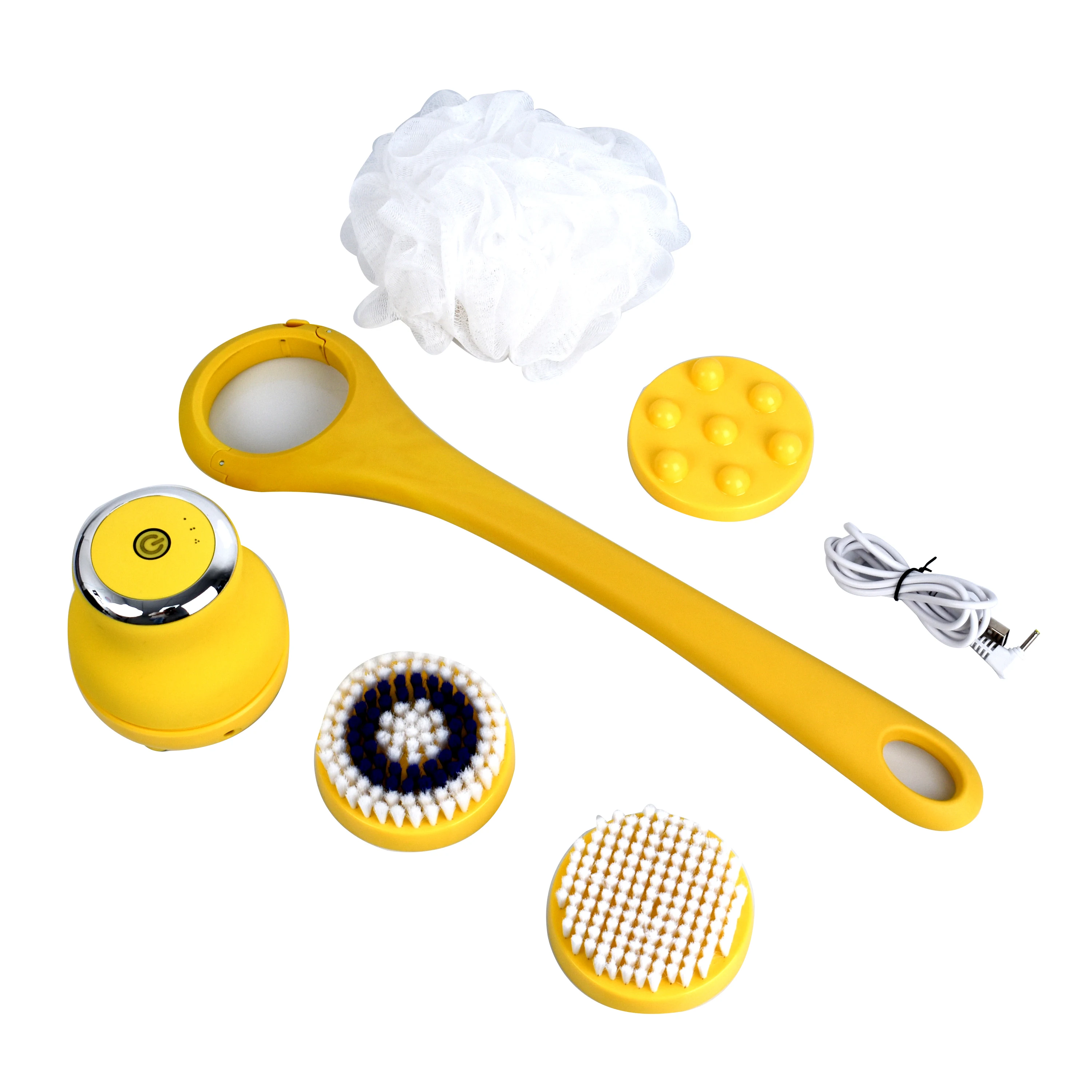 Rechargeable Smooth Body Cleansing Handheld Massager Electric Silicone Body Bath Brushes
Rechargeable Smooth Body Cleansing Handheld Massager Electric Silicone Body Bath Brushes